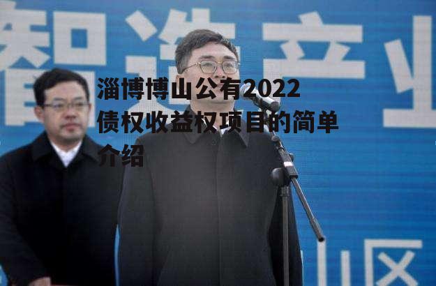 淄博博山公有2022债权收益权项目的简单介绍