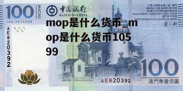 mop是什么货币_mop是什么货币10599