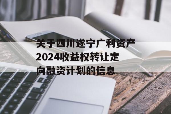 关于四川遂宁广利资产2024收益权转让定向融资计划的信息